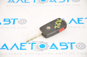 VW Tiguan 12-16 key, 4 buttons, folding