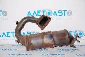 Chevrolet Volt 16 exhaust manifold with catalytic converter - rusty