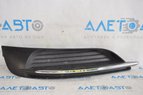 Bumper grille left Chrysler 200 11-14 without fog lights