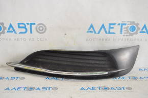 Bumper grille right Chrysler 200 11-14 without fog lights