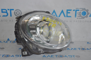 Headlight front right Fiat 500 12-19 for polishing