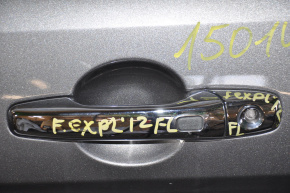 Door handle outer front left Ford Explorer 11-19 chrome keyless