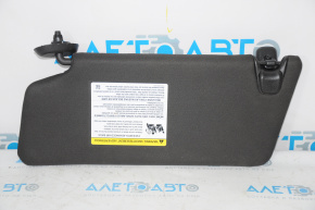 Right visor Ford Explorer 11-15 black, without backlight, without hook
