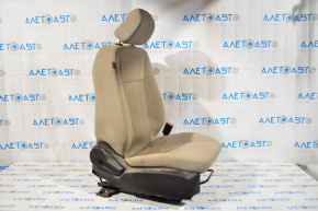 Passenger seat Ford Focus mk3 15-18 rest, without airbag, manual, beige cloth