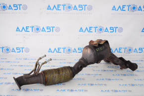 Exhaust manifold with catalytic converter for Ford Fusion mk5 13-16 2.5