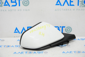 Side mirror right complete Ford Mustang mk6 15-23 3 pins, white
