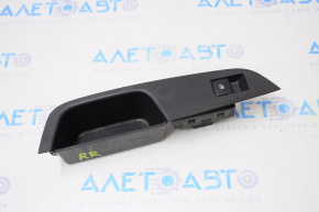Rear right window lift control GMC Terrain 10-17 black, with black trim