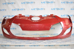 Front bumper bare Hyundai Veloster 12-17 red, scuffs,