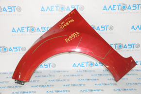 Front left wing Hyundai Veloster 12-17 red P9R