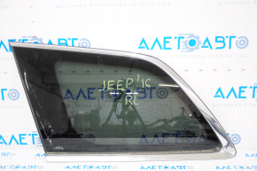 Rear left fixed glass window for Jeep Grand Cherokee WK2 11-16 chrome molding