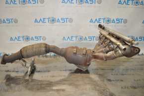 Exhaust manifold with catalytic converter for Lincoln MKZ 13-14 hybrid