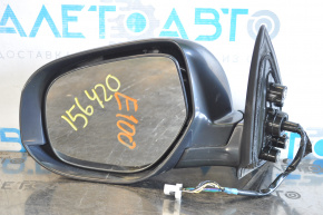 Left side mirror complete Mitsubishi Outlander Sport ASX 16-19 7 pins, turn signal, gray