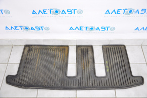 Carpet interior 3 row Nissan Pathfinder 13-20 rubber black