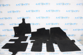 Set of floor mats for Nissan Pathfinder 13-20 cloth black