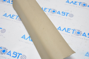 Door sill trim inner front left Nissan Rogue 14-20 beige, rubbed