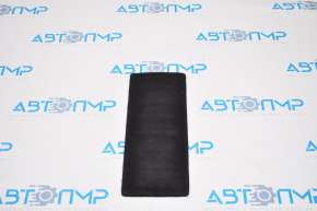 Carpet interior rear center 3 row Nissan Rogue 14-20 cloth black