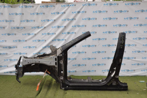Front left quarter with center pillar Nissan Rogue 14-20 black