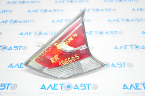 Light inside trunk lid right Nissan Rogue 14-16 cracks in glass