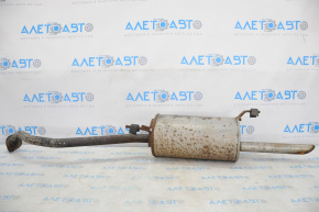 Rear muffler with barrel Nissan Versa 12-19 usa 1.6