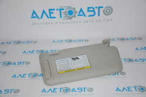 Left visor Nissan Versa 12-15 usa gray