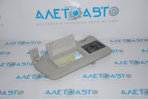 Left visor Nissan Versa 12-15 usa gray