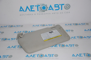 Right visor Nissan Versa 12-15 usa gray
