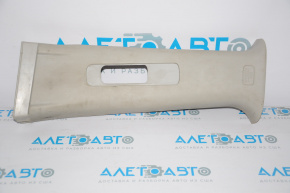 Center pillar trim upper belt left Nissan Versa 12-19 usa, gray
