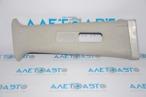 Center pillar trim upper belt right Nissan Versa 12-19 usa, gray