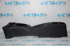 Console center armrest and cup holders Nissan Versa 12-17 usa automatic transmission black