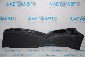 Console center armrest and cup holders Nissan Versa 12-17 usa automatic transmission black