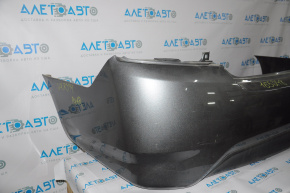 Rear bumper bare Nissan Versa 15-19 usa rest graphite