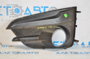 Right bumper grille Subaru Impreza 17-19 GK for EyeSight, for fog lights