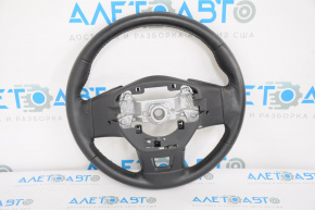 Subaru Legacy 15-17 black leather steering wheel with pads