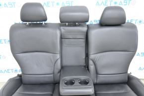 Rear row of seats 2 row Subaru Legacy 15-16 without side pads leather black