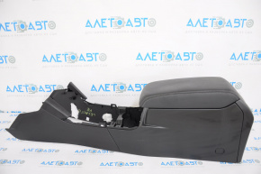 Console central armrest Subaru Legacy 15-19 leather black
