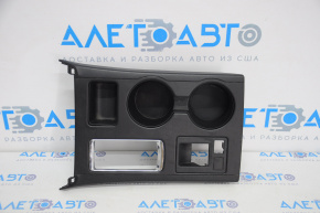 Center console trim cup holders Subaru Legacy 15-19 black
