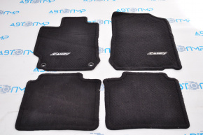 Set of mats Toyota Camry v50 12-14 usa cloth black