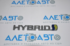 Emblem inscription wing HYBRID front right Toyota Camry v50 12-14 hybrid usa