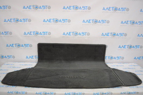 Black rag trunk mat for Toyota Prius V 12-17