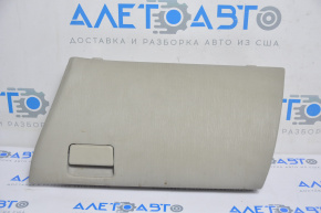 The glove compartment, glove box, upper compartment of the Toyota Prius V 12-17 beige