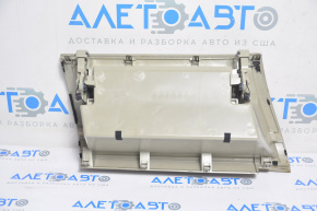 The glove compartment, glove box, upper compartment of the Toyota Prius V 12-17 beige