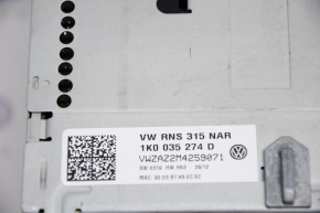 Monitor, display, navigation VW CC 13-17 rest on 6 buttons