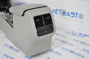 Console central armrest VW Passat b8 16-19 USA leather gray
