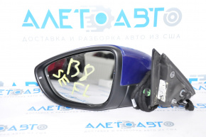 Left side mirror complete VW Passat b8 16-19 USA 6 pins, turn signal, blue