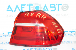 Light outer wing right VW Passat b8 16-19 USA halogen light