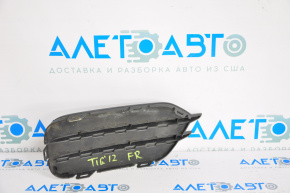 Right bumper grille for VW Tiguan 12-18 (restored) without fog lights