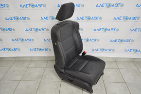 Acura ILX 13-15 passenger seat without airbag, manual, leather black