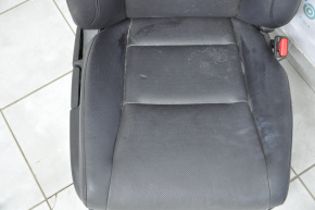 Acura ILX 13-15 passenger seat without airbag, manual, leather black
