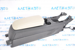 Chevrolet Volt 11-15 center console armrest beige leather
