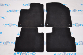 Chrysler 200 15-17 black rag floor mats